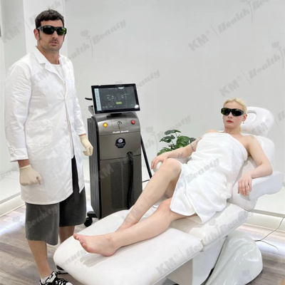 810nm 808nm Diody lodowe laserowe Maszyna 3 Wave dla ściśnięcia skóry / usuwania porów