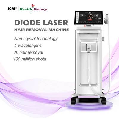 KM D16 Biała skorupka Portugalia Depilacja Diod 755nm 3 Wave 810nm 808 nm Diod Laser Depilation Machine