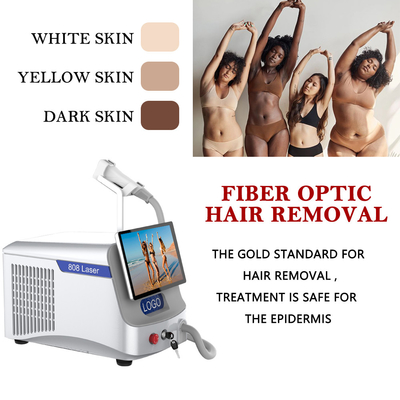 Salon piękności Maszyna do usuwania włosów laserowych 300W 500W Styl stacjonarny