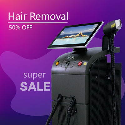 Użytkownikowi przyjazne urządzenie do usuwania włosów laserowych diodowych z zintegrowanym systemem chłodzenia w celu zmniejszenia zaczerwienienia i dyskomfortu skóry