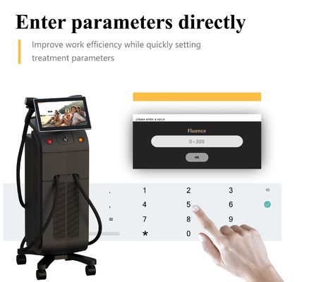 Ergonomiczne urządzenie do usuwania włosów laserowych diodowych zapewniające stały wydajność energii i jednolity rozmiar plam dla skutecznych wyników