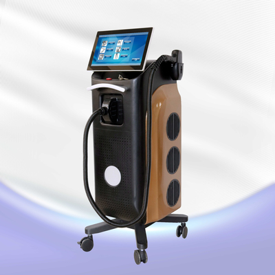 System superchłodzenia Diodowa laserowa maszyna do usuwania włosów laserowa tytanu 755/808/1064nm ICE