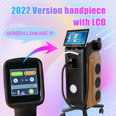 System superchłodzenia Diodowa laserowa maszyna do usuwania włosów laserowa tytanu 755/808/1064nm ICE
