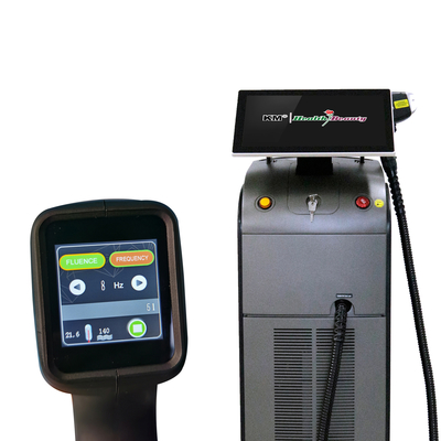 Sprzęt do usuwania włosów laserowych 755 808 1064nm Diodowy Laser Tytanowy Laser z przełącznikiem Q