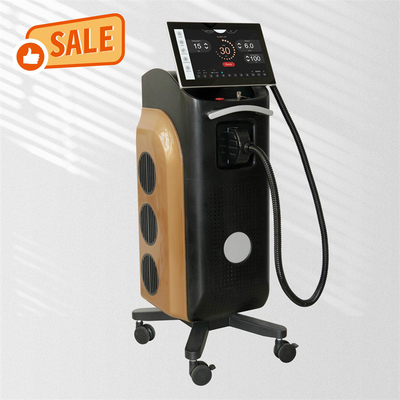Sprzęt do usuwania włosów laserowych 755 808 1064nm Diodowy Laser Tytanowy Laser z przełącznikiem Q