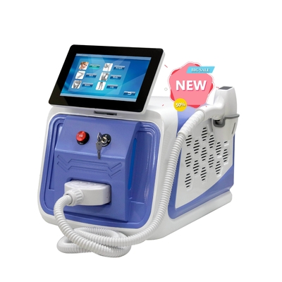 Przenośny 810nm Trio Depilation Diode IPL Laser Beauty Machine 3 długości fali