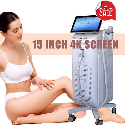 Maszyna do usuwania włosów laserem diodowym o mocy 800W - 1600W 3 fale 808nm 755nm 1064nm