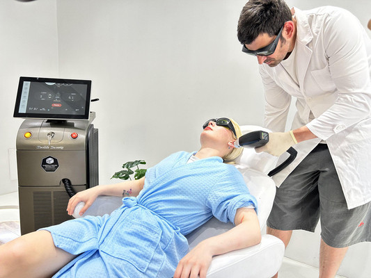 Komercyjna maszyna do usuwania włosów laserowych 3 długości fali 1064nm