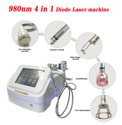 4 w 1 880nm Diodowa Maszyna Laserowa Przenośna Do Salonów Piękności