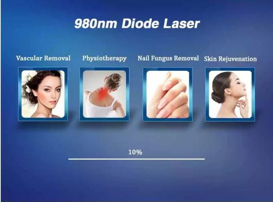 Odmłodzenie skóry Maszyna laserowa diodowa 980nm Przenośna maszyna do usuwania pająków