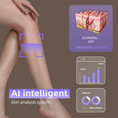 808 Diod Laser Ice Hair Removal Machine 4 Długości fali 1064nm Zmienny rozmiar plamki System Android