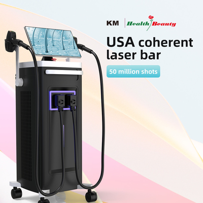 808 Diod Laser Ice Hair Removal Machine 4 Długości fali 1064nm Zmienny rozmiar plamki System Android