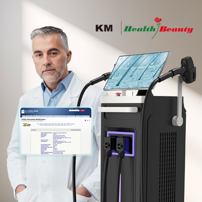 808 Diod Laser Ice Hair Removal Machine 4 Długości fali 1064nm Zmienny rozmiar plamki System Android