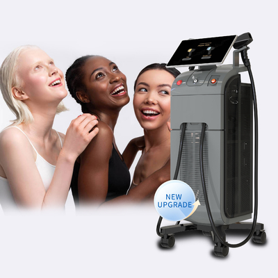 Najnowszy wysokiej mocy diodowy laser 808 nm lodowy platyna tytanu 4 długość fali diodowy laser depilacja 3 lata gwarancja maszyna