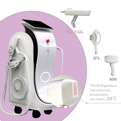Wielofunkcyjny IPL RF DIODE LASER ND YAG LASER usunięcie tatuażu i depilacji